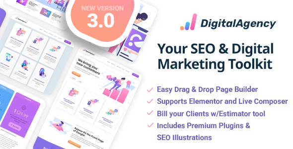 SEOWP 3.7.6 – SEO & Digital Marketing WordPress Theme