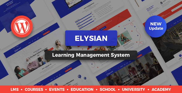 Elysian 1.2.1 – WordPress School Theme + LMS