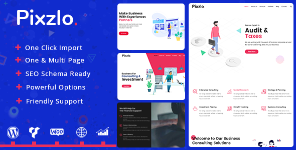 Pixzlo 1.2.0 – Creative WordPress Theme for Professionals