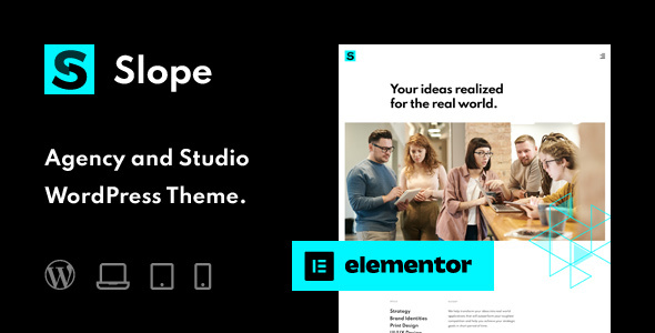 Slope 1.0.9 – Agency & Studio WordPress Theme
