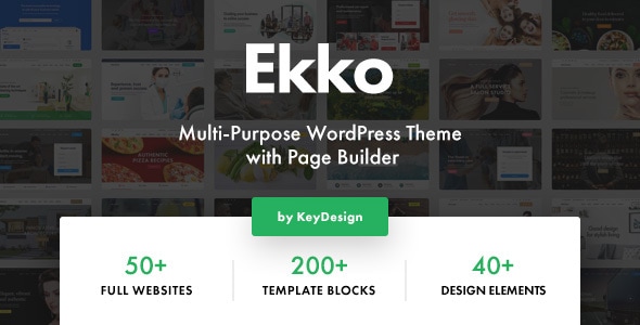 Ekko 4.4 – Multi-Purpose WordPress Theme with Page Builder