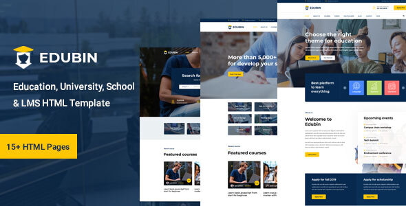 Edubin 9.4.3 – Education LMS WordPress Theme