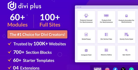 Divi Plus 1.12.1 – Powerful Modules for Divi Theme