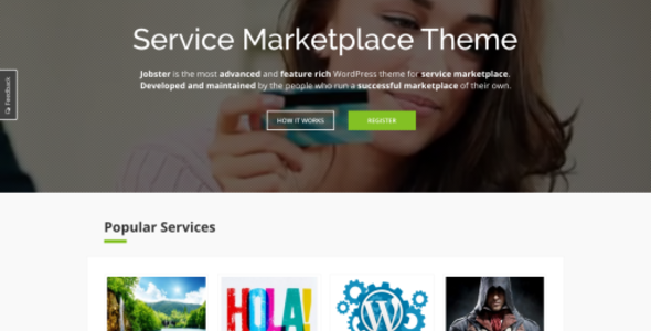WPjobster 5.8.1 – Service Marketplace WordPress Theme + Addons
