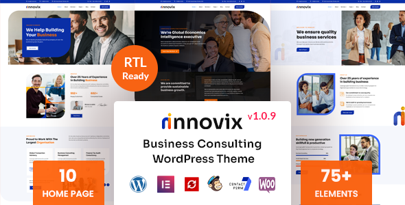 Innovix 1.0.5 – Business Consulting WordPress Theme
