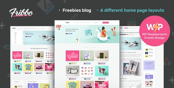Fribbo 1.0.7 – Freebies Blog WordPress Theme
