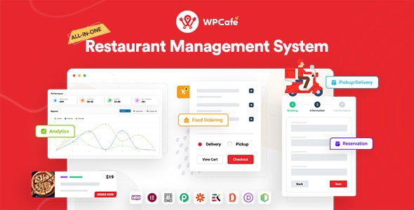 WPCafe 2.2.16 – Table Reservation, Food Menu & Online Food Ordering for WooCommerce