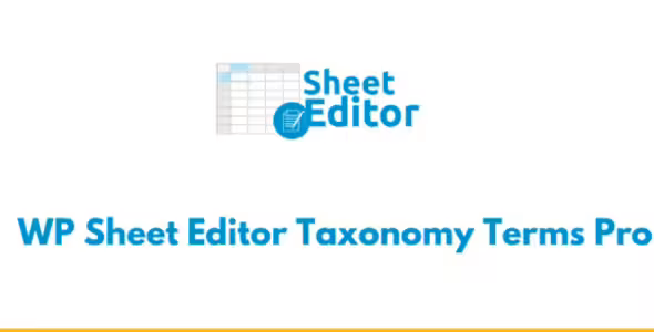 WP Sheet Editor Taxonomy Terms Pro 1.7.9