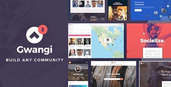Gwangi 2.4.3 – PRO Multi-Purpose Membership, Social Network & BuddyPress Community Theme