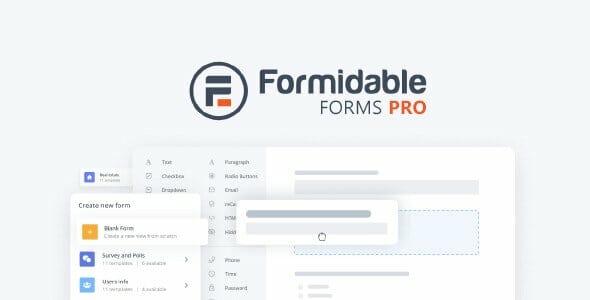 Formidable Forms Pro 6.22.0 – WordPress Forms Plugin & Online Application Builders