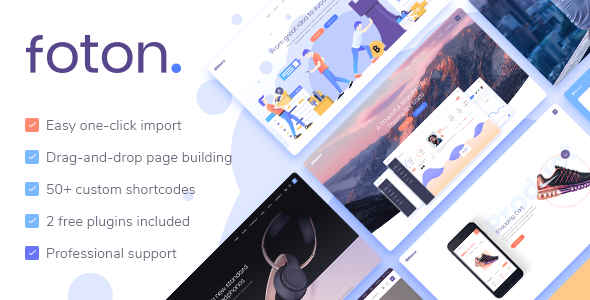 Foton 2.1.1 – Software and App Landing Page Theme