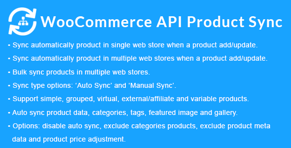 WooCommerce API Product Sync with Multiple WooCommerce Stores 2.9.1