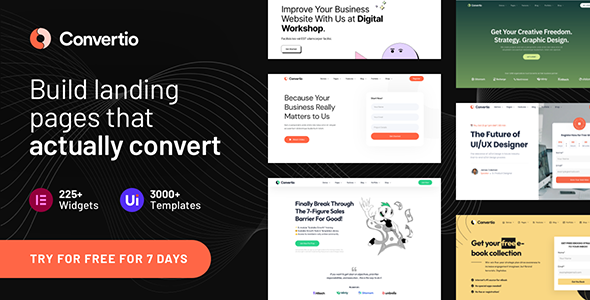 Convertio 3.0.0 – Conversion Optimized Landing Page Theme