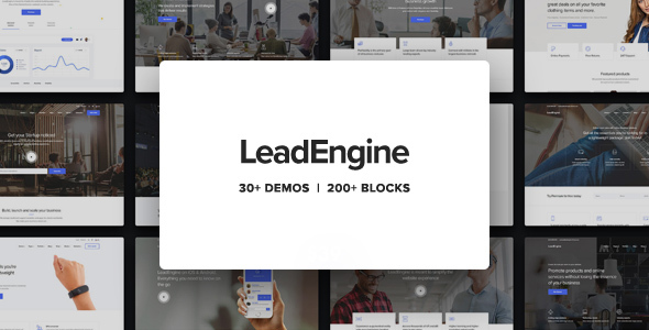LeadEngine 5.2 – Multi-Purpose WordPress Theme with Page Builder