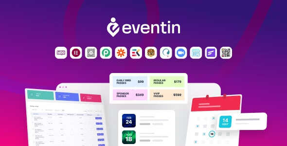 WP Eventin Pro 4.0.27 – Event Manager, Event Calendar, Event Tickets for WooCommerce