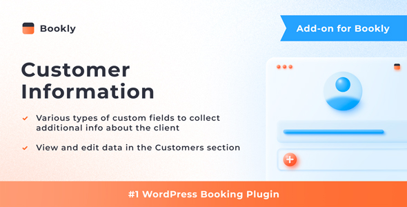 Bookly Customer Information addon 2.8