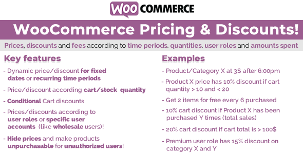 WooCommerce Pricing & Discounts 15.0