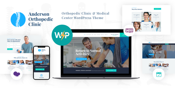 Anderson 1.4.2 – Orthopedic Clinic & Medical Center WordPress Theme