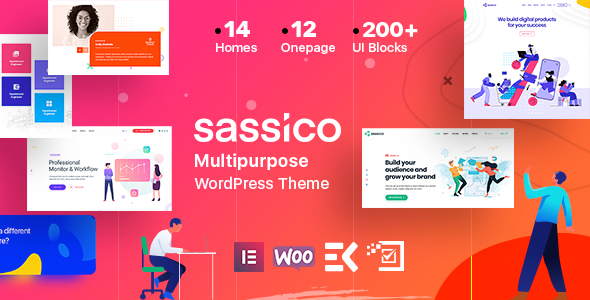 Sassico 3.4.0 – Multipurpose Saas Startup Agency WordPress Themes