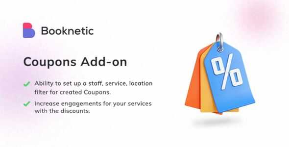 Coupons for Booknetic Addon 1.2.2