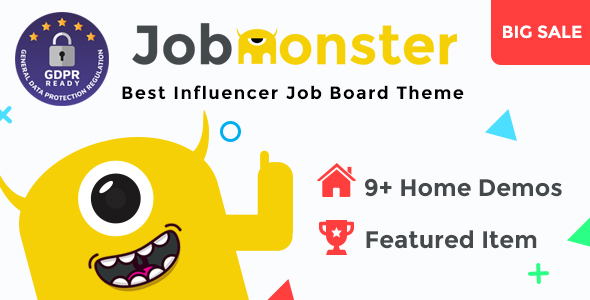 Jobmonster 4.7.6 – Job Board WordPress Theme