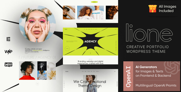Lione 1.8.0 – Personal Portfolio for Creatives WordPress Theme