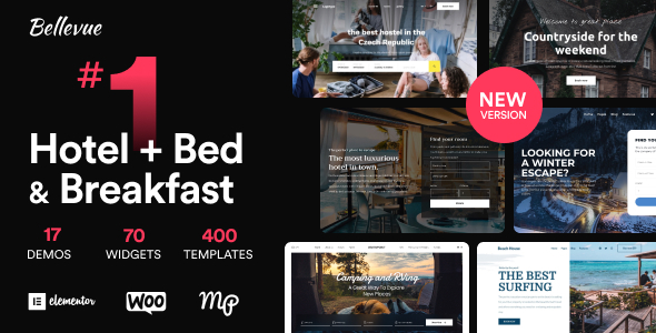 Bellevue 4.2.7 – Hotel + Bed and Breakfast Booking Calendar Theme