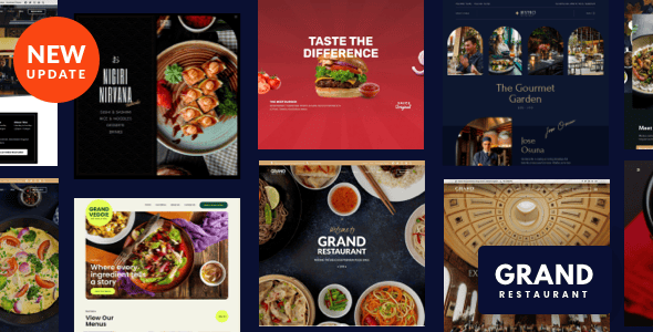Grand Restaurant 6.8.4 – Food Business Theme