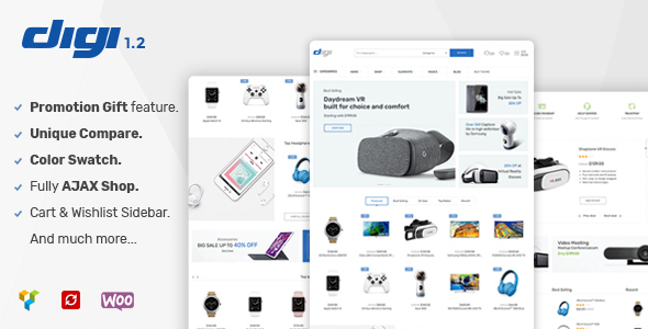 Digi 1.7.1 – Electronics Store WooCommerce WordPress Themes