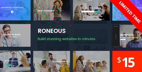 Roneous 2.1.3 – Creative Multi-Purpose WordPress Theme