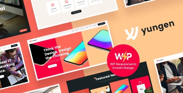 Yungen 1.0.8 – Modern Digital Agency Business WordPress Theme