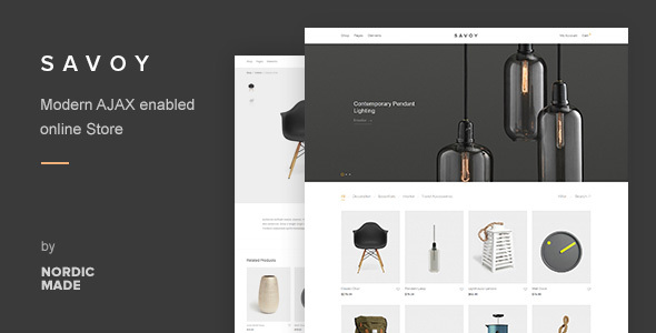 Savoy 3.0.7 – Minimalist AJAX WooCommerce Theme