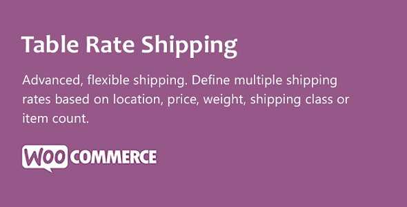 WooCommerce Table Rate Shipping 3.5.3