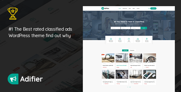 Adifier 3.9.6 – Classified Ads WordPress Theme