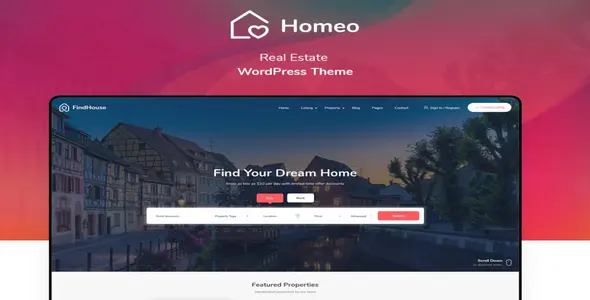 Homeo 1.2.54 – Real Estate WordPress Theme