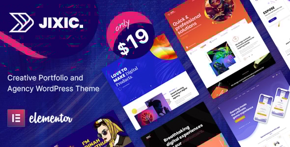 Jixic 1.7 – Creative Portfolio & Agency WordPress Theme