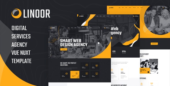 Linoor 1.8.2 – Digital Agency Services WordPress Website