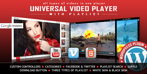Universal Video Player Plugin 3.8.2