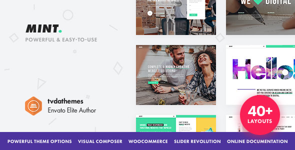 Mint 2.1.1 – Creative Multi-Purpose WordPress Theme