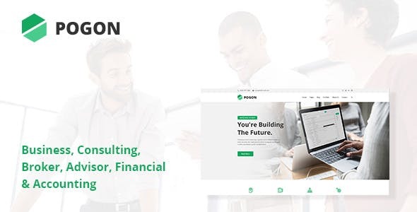 Pogon 1.0.7 – Business and Finance Corporate WordPress Theme
