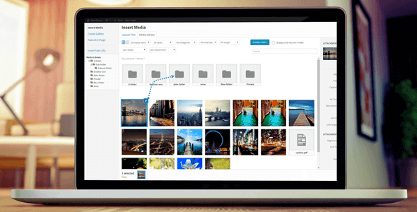 WP Media Folder 6.0.5 – Media Manager with Folders