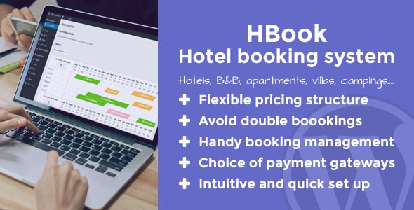 HBook 2.1.2 – Hotel Booking System WordPress Plugin