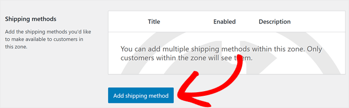 Adding a shipping method in WooCommerce Adding a shipping method in WooCommerce