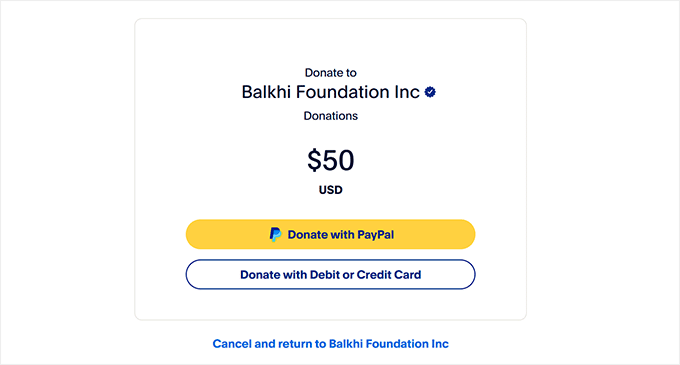 Preview of Balkhi Foundation offering multiple payment options Preview of Balkhi Foundation offering multiple payment options