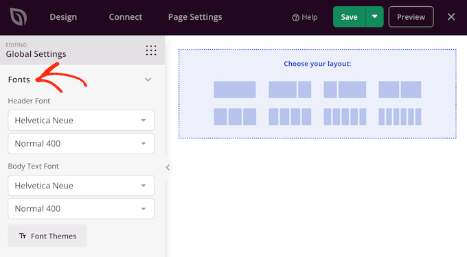 Choosing the font and text style for a custom WordPress page Choosing the font and text style for a custom WordPress page