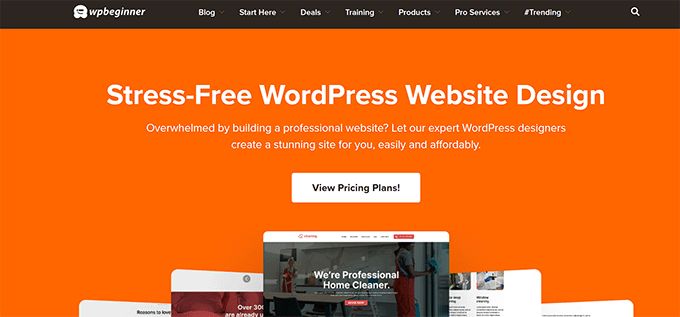 WPBeginner Website Design Services WPBeginner Website Design Services
