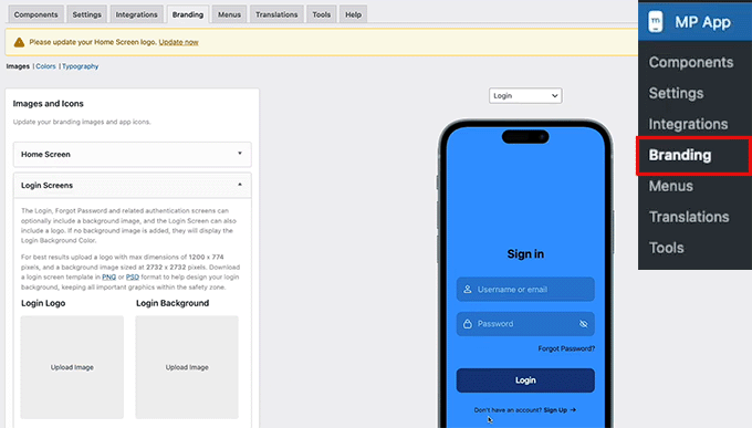 Add image icons for your app in MemberPress AppKit