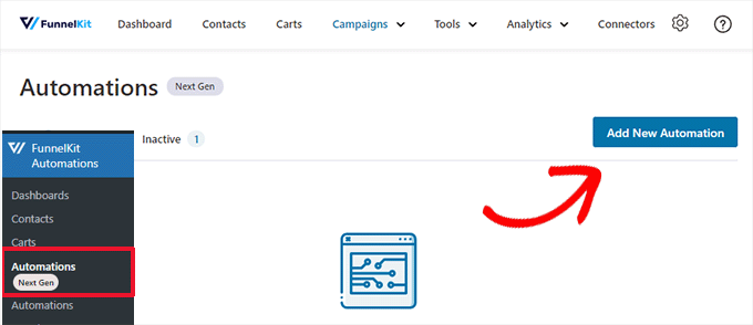 FunnelKit new automation FunnelKit new automation