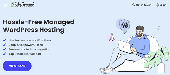 An example of managed WordPress hosting An example of managed WordPress hosting