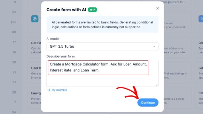 Creating a Calculator Form With AI Using Formidable Forms
